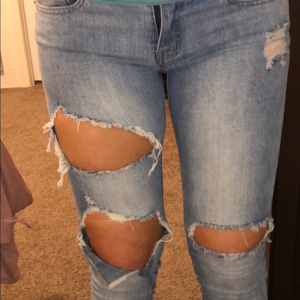 Ripped jeans